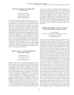 Ohio`s Legacy in Early Petroleum Scientific Studies