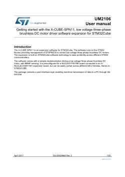 Getting started with the X-CUBE-SPN11, low voltage three