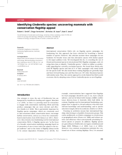 Identifying Cinderella species: uncovering