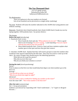 The Ten-Thousand Chart