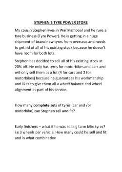 STEPHEN`S TYRE POWER STORE My cousin Stephen lives in