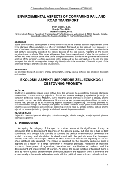 environmental aspects of comparing rail and road transport