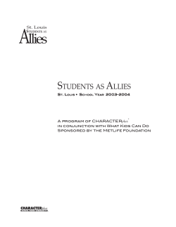 St. Louis - What Kids Can Do