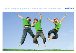 Make an Energy Champion out of Your Wastewater