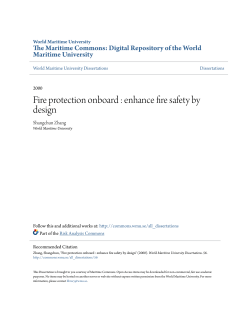 Fire protection onboard : enhance fire safety by design