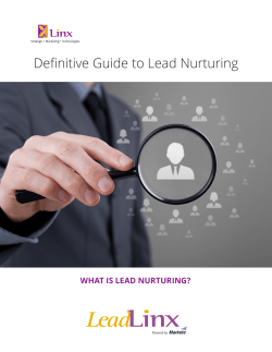 Definitive Guide to Lead Nurturing