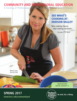 COMMUNITY AND PROFESSIONAL EDUCATION