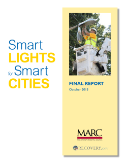 Smart LIGHTS for Smart CITIES - Mid