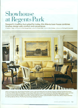 Showhouse at Regents Park