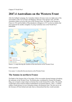 2847.4 Australians on the Western Front