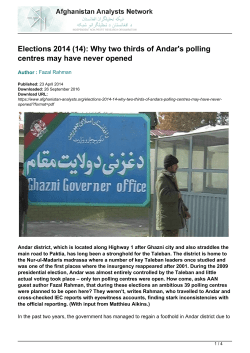 (14): Why two thirds of Andar`s polling centres may have never opened