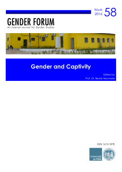 0_Cover Gender and Captivity