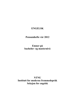 Pensumlister