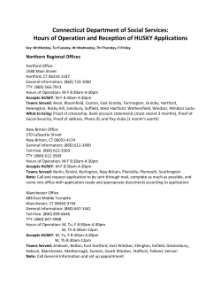 Connecticut Department of Social Services: Hours of Operation and