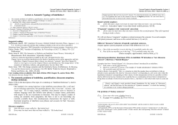 Lecture 4. March 15. Semantic Typology of Indefinites I.
