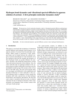 Fulltext PDF - Indian Academy of Sciences