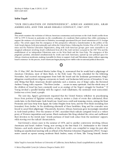 Salim Yaqub &ldquo;OUR DECLARATION OF INDEPENDENCE