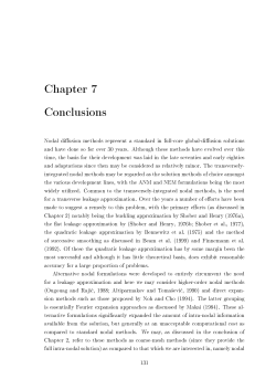 Chapter 7 Conclusions