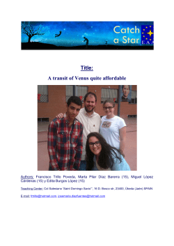 A transit of Venus quite affordablegularities and irregularities in the
