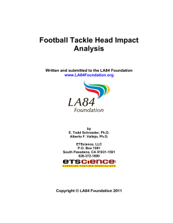 Football Impact Tackle Analysis