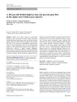 A 40-year-old divided highway does not prevent