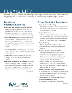 Stretching - Kettering Health Network