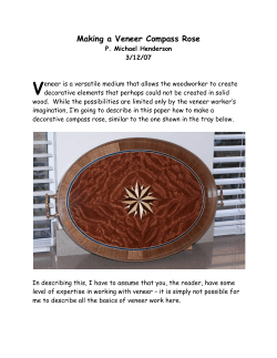 Making a Veneer Compass Rose - Mike`s Woodworking Projects