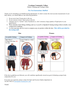 Pre-Test Instructions - Cuyahoga Community College