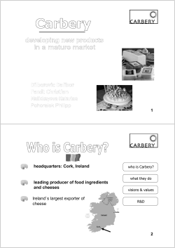 headquarters: Cork, Ireland leading producer of food ingredients