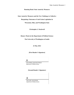 State Austerity Measures and the New Challenge to Collective