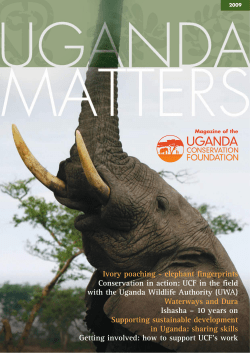 Here - Uganda Conservation Foundation