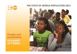 The State of World Population 2011