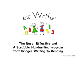 ez Write Presentation Draft
