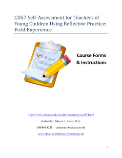 CD57 Self-Assessment for Teachers of Young Children
