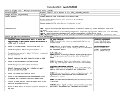 Instructional Unit - Updated 6/16/15 Name of Unit/Big