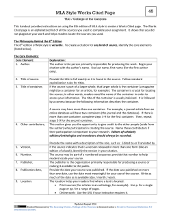 MLA Style Works Cited Page 45