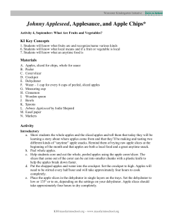 Johnny Appleseed Activity - Massachusetts Farm to School