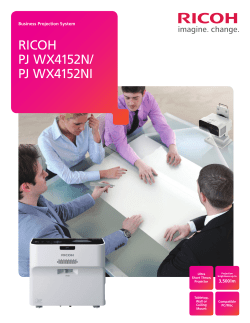 ricoh pj wx4152n/ pj wx4152ni
