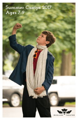 Summer Camps 2017 Ages 7-9