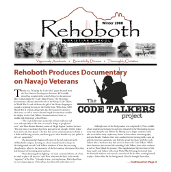 Spring 2008 Newsletter - Rehoboth Christian School