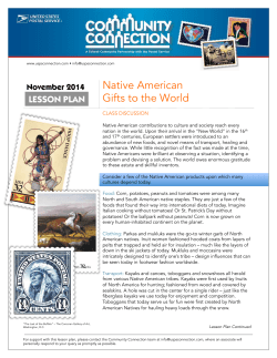 Native American Gifts to the World
