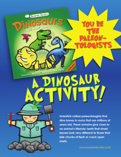 A DinosAur - Scholastic New Zealand