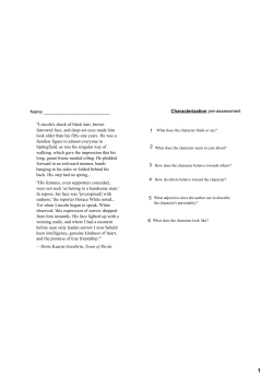 1 2 3 4 5 6 Characterization preassessment Name