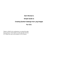Gerri Broman`s Simple Guide to Creating Symbol Catalogs from .png