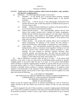 G.S. 14-313 Page 1 Article 39. Protection of Minors. &sect; 14
