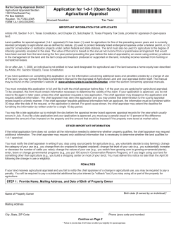 Application for 1-d-1 (Open Space)