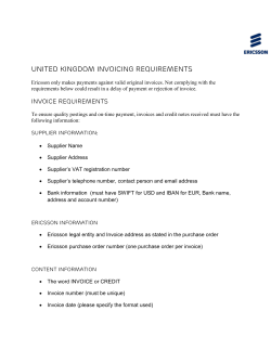 United Kingdom Invoicing Requirements