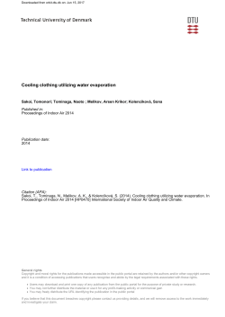 Cooling clothing utilizing water evaporation