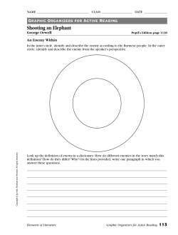 Graphic Organizers for Active Reading Shooting an Elephant