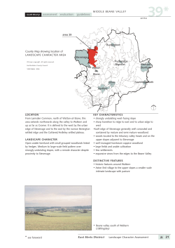 area summary assessment guidelines evaluation MIDDLE BEANE